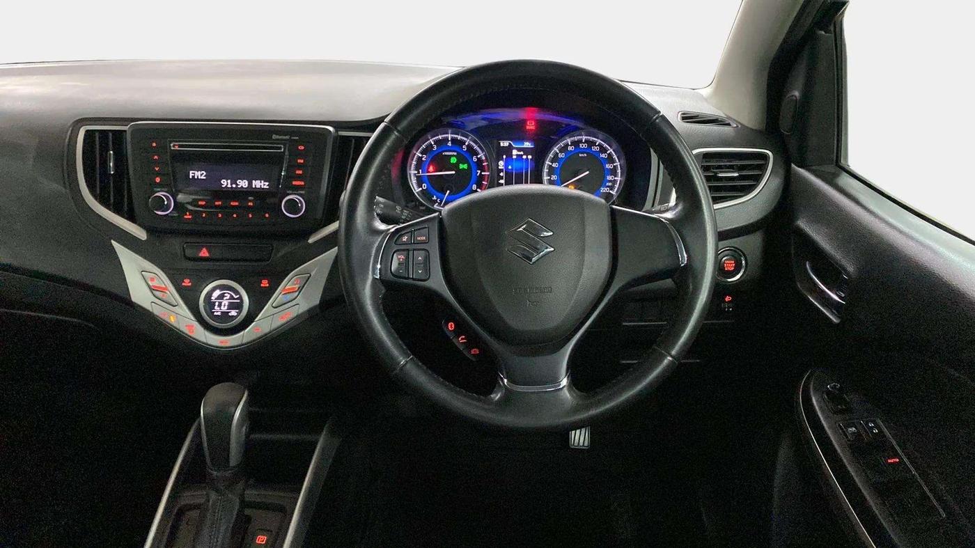 2016 Maruti Baleno ZETA CVT PETROL 1.2, Petrol, Automatic, 49,904 km, Steering Wheel Close Up