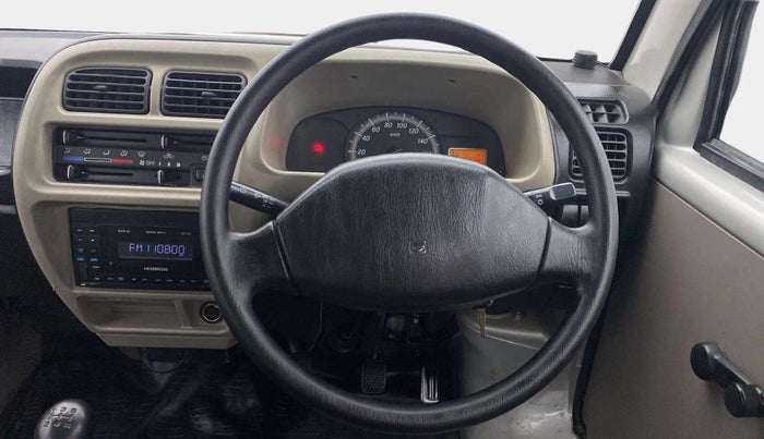 2018 Maruti Eeco 5 STR WITH A/C+HTR, Petrol, Manual, 52,723 km, Steering Wheel Close Up