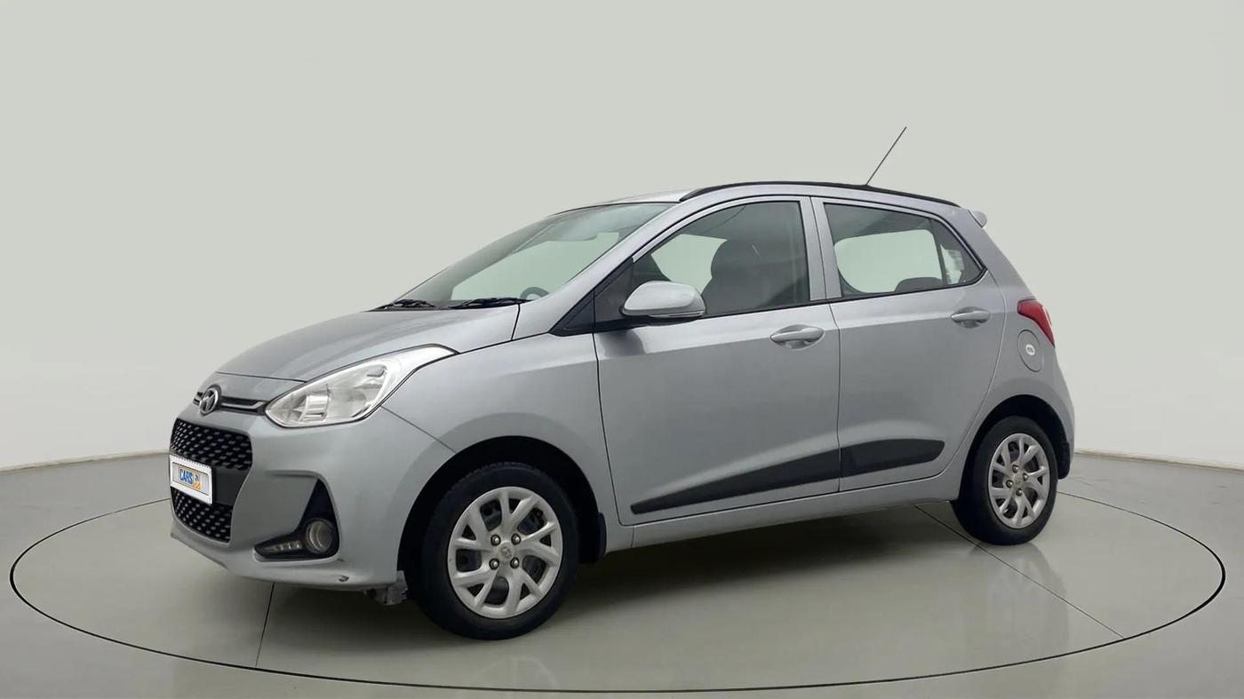 2019 Hyundai Grand i10 SPORTZ 1.2 KAPPA VTVT, Petrol, Manual, 28,443 km, Left Front Diagonal