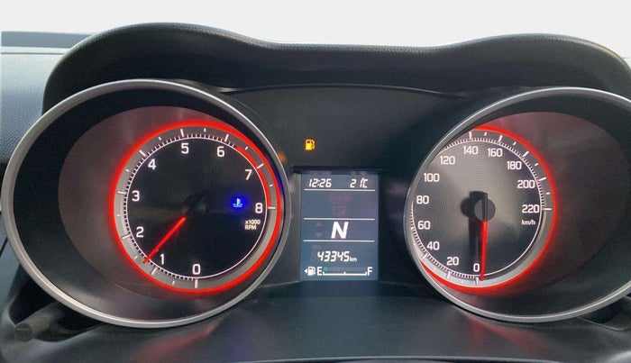 2020 Maruti Swift VXI AMT, Petrol, Automatic, 43,341 km, Odometer Image
