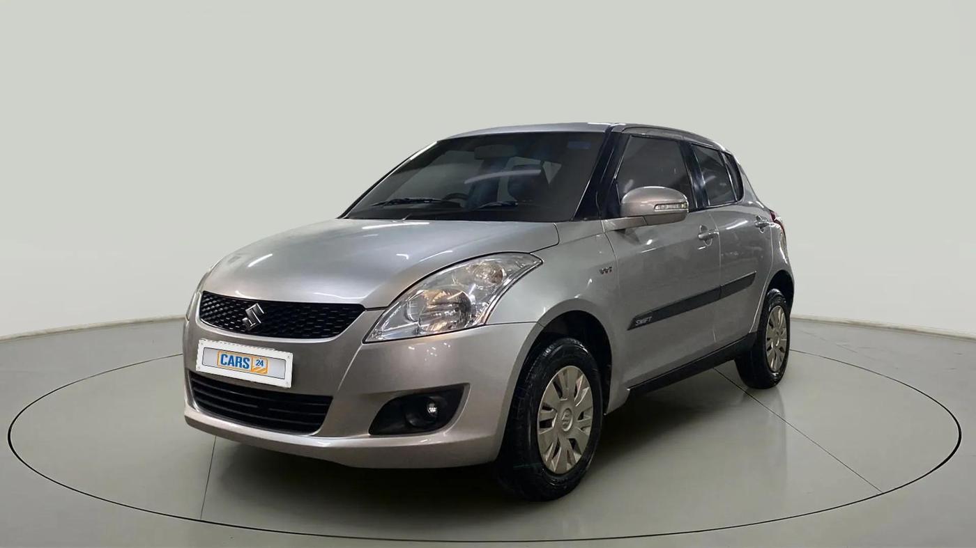 2014 Maruti Swift VXI, Petrol, Manual, 73,798 km, Left Front Diagonal