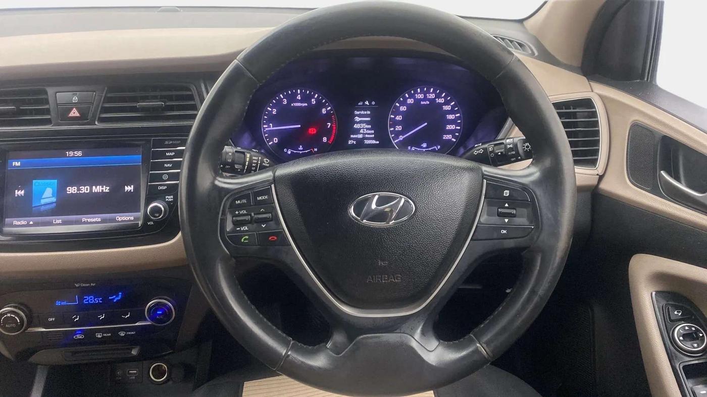 2015 Hyundai Elite i20 ASTA 1.2, Petrol, Manual, 73,261 km, Steering Wheel Close Up