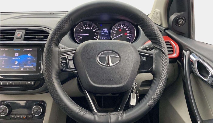 2019 Tata Tiago XZA PLUS PETROL, Petrol, Automatic, 50,984 km, Steering Wheel Close Up