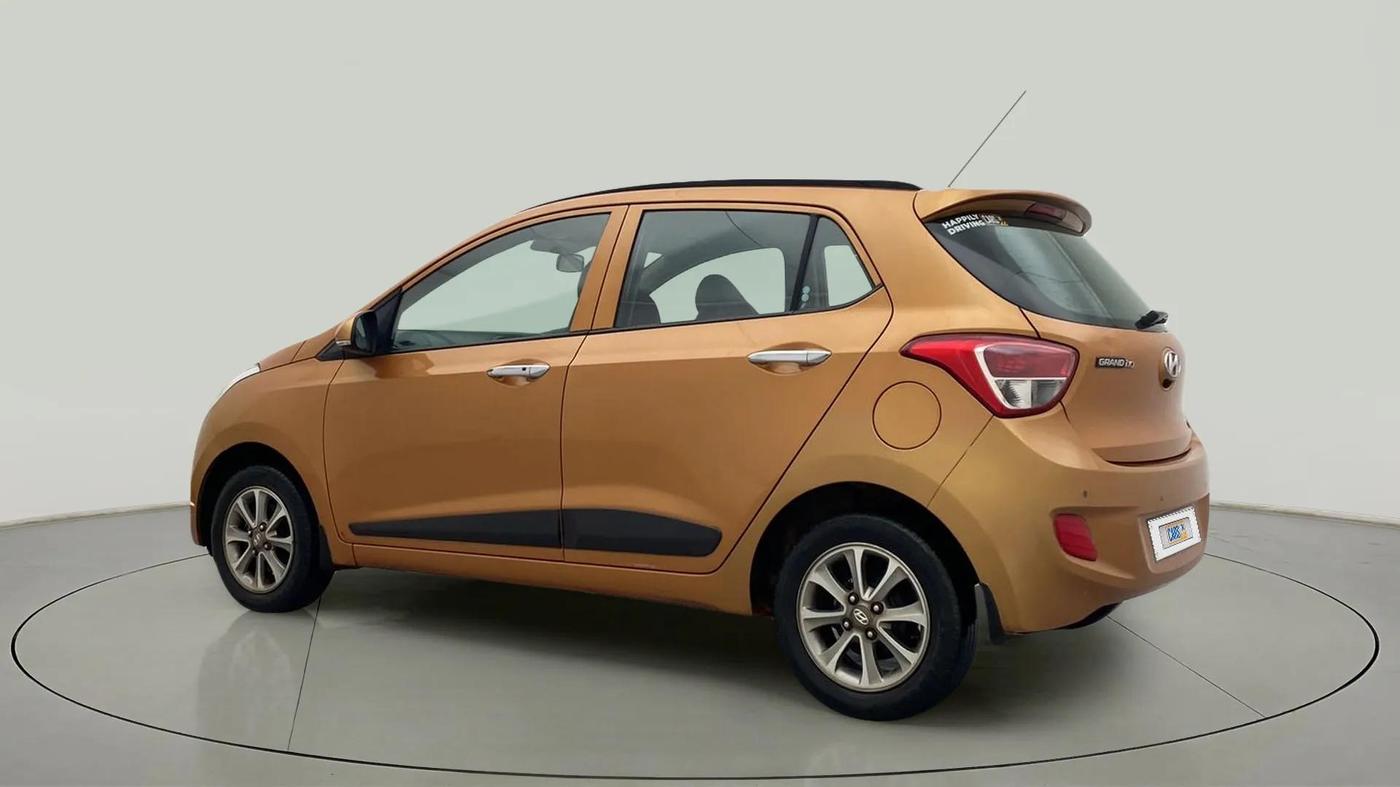 2016 Hyundai Grand i10 ASTA (O) 1.2 KAPPA VTVT, Petrol, Manual, 45,947 km, Left Back Diagonal