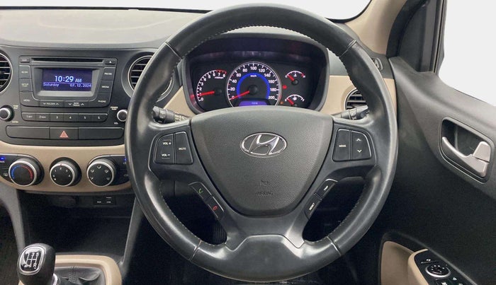 2016 Hyundai Grand i10 ASTA (O) 1.2 KAPPA VTVT, Petrol, Manual, 45,947 km, Steering Wheel Close Up
