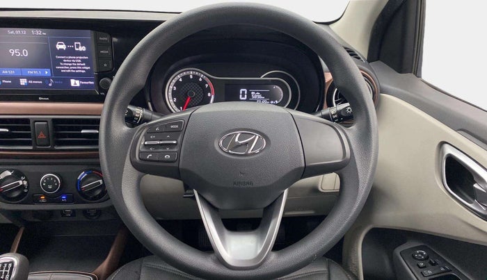 2021 Hyundai AURA SX 1.2, Petrol, Manual, 23,120 km, Steering Wheel Close Up