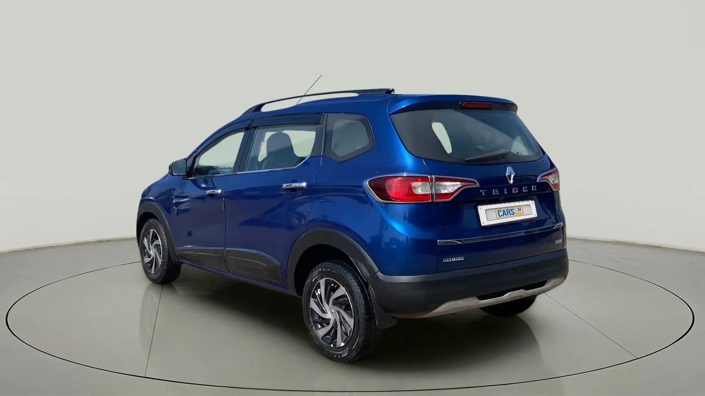 2022 Renault TRIBER RXZ AMT, Petrol, Automatic, 56,752 km, Left Back Diagonal
