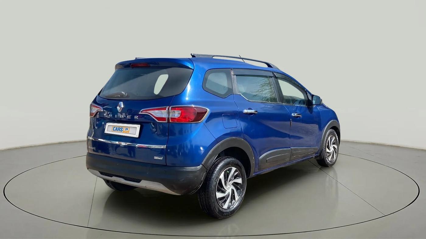 2022 Renault TRIBER RXZ AMT, Petrol, Automatic, 56,752 km, Right Back Diagonal