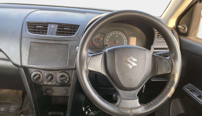 2013 Maruti Swift LXI, Petrol, Manual, 70,651 km, Steering Wheel Close Up