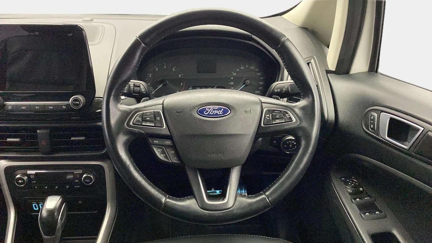 2017 Ford Ecosport TITANIUM + 1.5L PETROL AT, Petrol, Automatic, 63,069 km, Steering Wheel Close Up