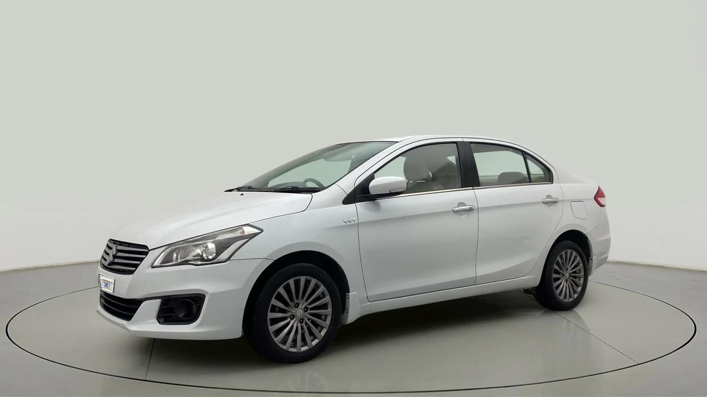 2016 Maruti Ciaz ZXI+ AT, Petrol, Automatic, 95,269 km, Left Front Diagonal