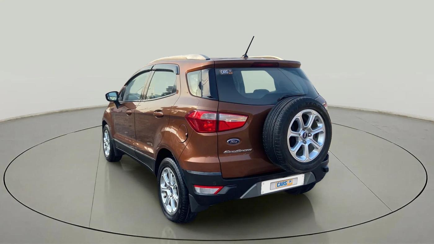 2018 Ford Ecosport TITANIUM + 1.5L PETROL AT, Petrol, Automatic, 64,419 km, Left Back Diagonal
