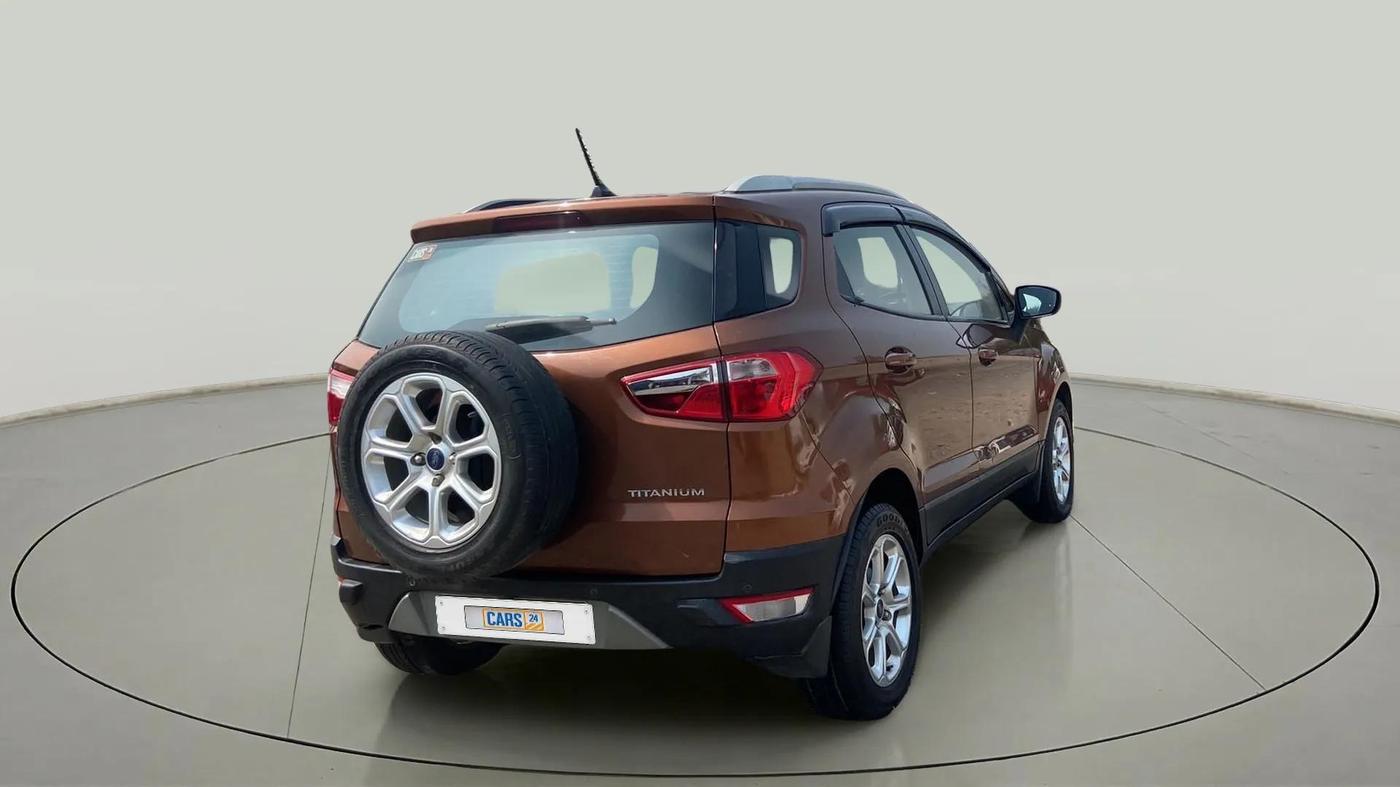 2018 Ford Ecosport TITANIUM + 1.5L PETROL AT, Petrol, Automatic, 64,419 km, Right Back Diagonal