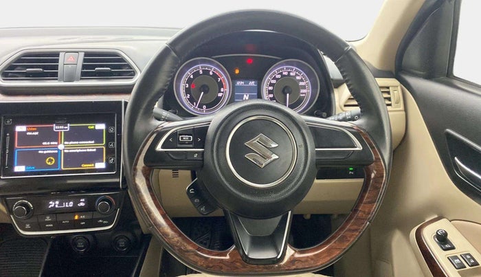 2019 Maruti Dzire ZXI PLUS AMT, Petrol, Automatic, 44,629 km, Steering Wheel Close Up