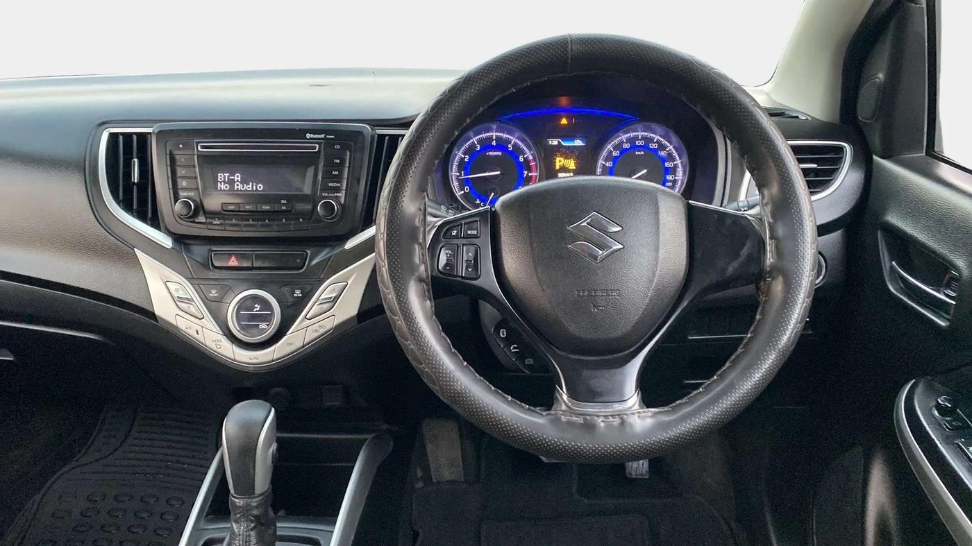 2017 Maruti Baleno ZETA CVT PETROL 1.2, Petrol, Automatic, 31,675 km, Steering Wheel Close Up