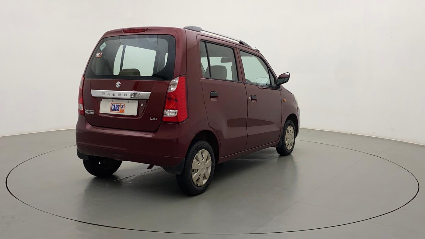 2012 Maruti Wagon R 1.0 LXI CNG, CNG, Manual, 66,379 km, Right Back Diagonal
