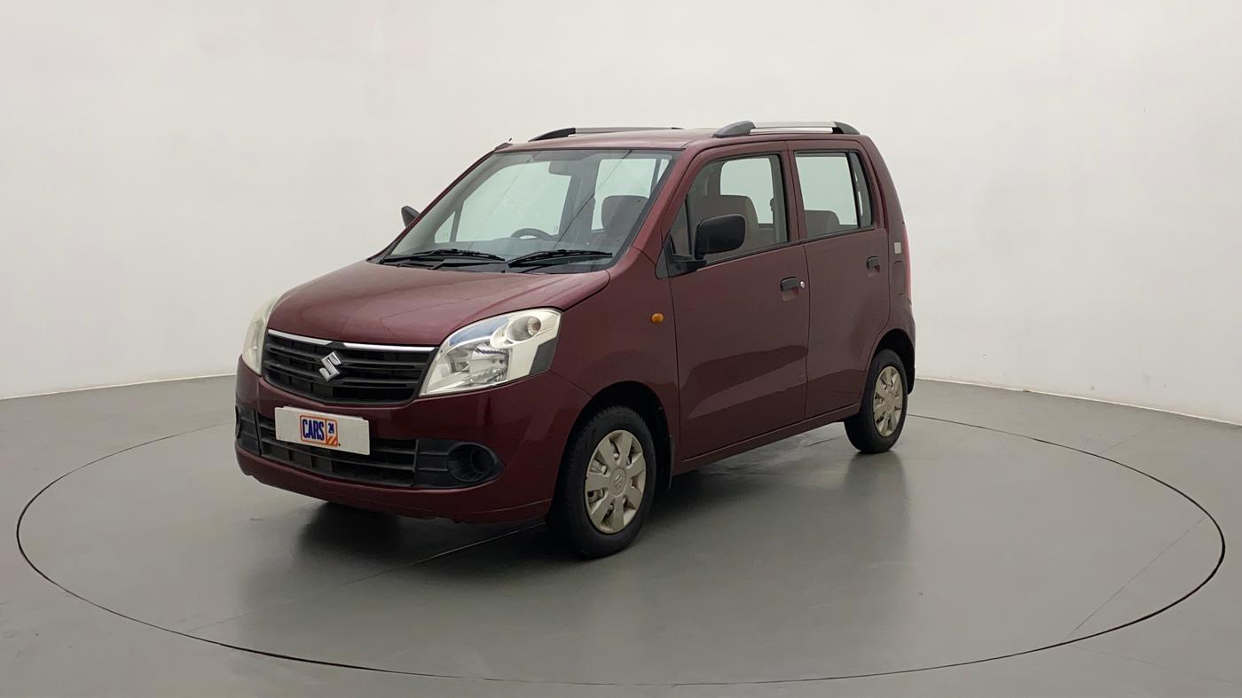 2012 Maruti Wagon R 1.0 LXI CNG, CNG, Manual, 66,379 km, Left Front Diagonal