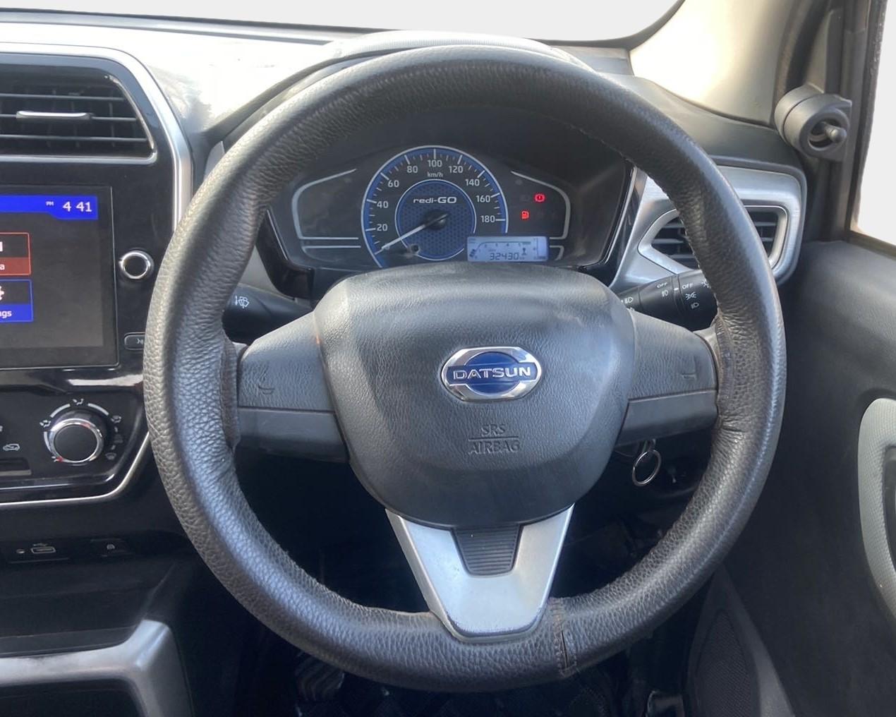 2021 Datsun Redi Go T(O), Petrol, Manual, 32,576 km, Steering Wheel Close Up