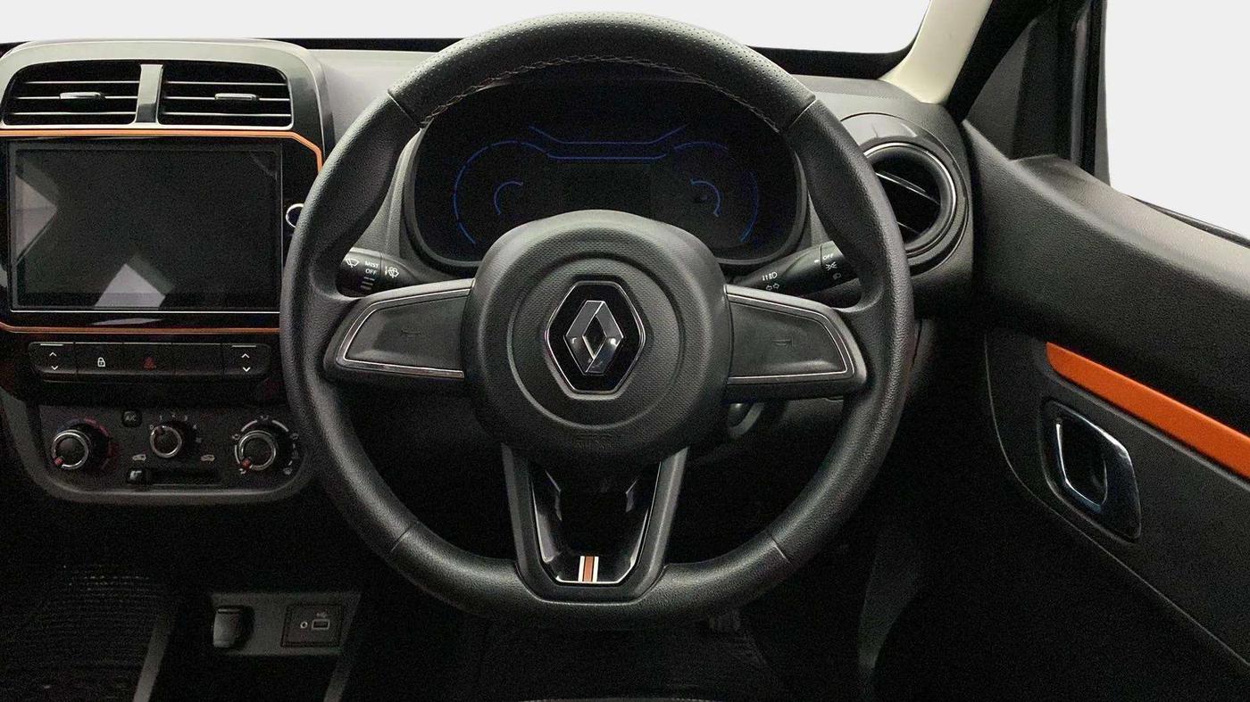 2021 Renault Kwid CLIMBER 1.0 AMT (O), Petrol, Automatic, 6,760 km, Steering Wheel Close Up