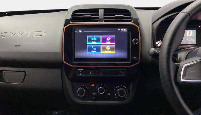 2021 Renault Kwid CLIMBER 1.0 AMT (O), Petrol, Automatic, 6,760 km, Air Conditioner