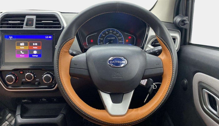 2021 Datsun Redi Go T(O) 1.0 AMT, Petrol, Automatic, 18,869 km, Steering Wheel Close Up