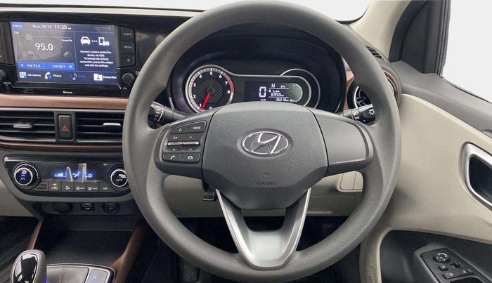 2020 Hyundai AURA SX PLUS 1.2 AMT, Petrol, Automatic, 36,211 km, Steering Wheel Close Up