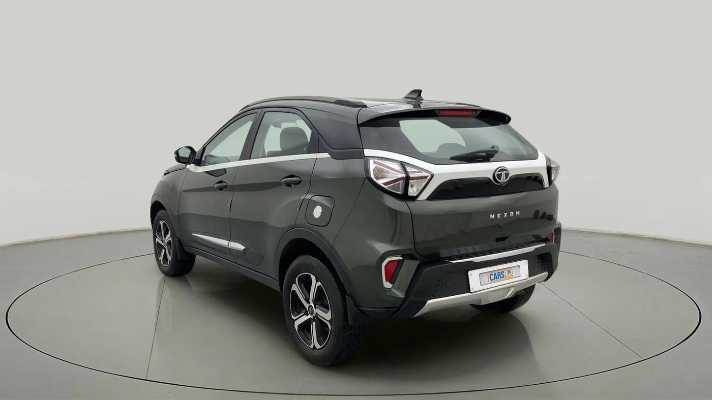 2021 Tata NEXON XZ PLUS PETROL SUNROOF, Petrol, Manual, 25,357 km, Left Back Diagonal