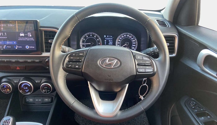 2022 Hyundai VENUE SX 1.0 TURBO IMT, Petrol, Manual, 37,218 km, Steering Wheel Close Up