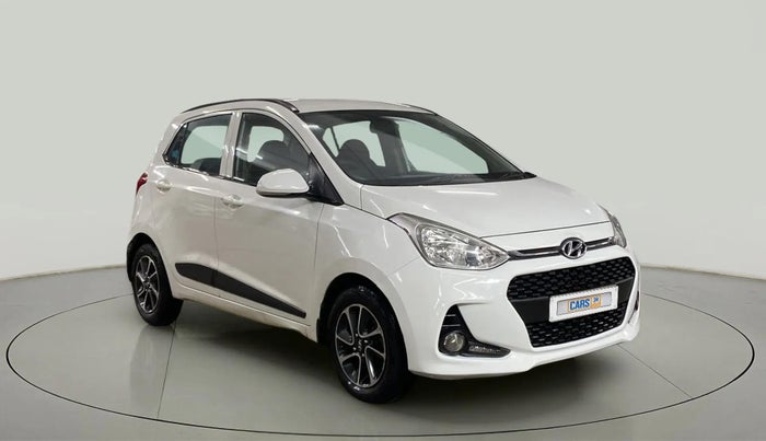 2017 Hyundai Grand i10 SPORTZ (O) AT 1.2 KAPPA VTVT, Petrol, Automatic, 75,405 km, Right Front Diagonal