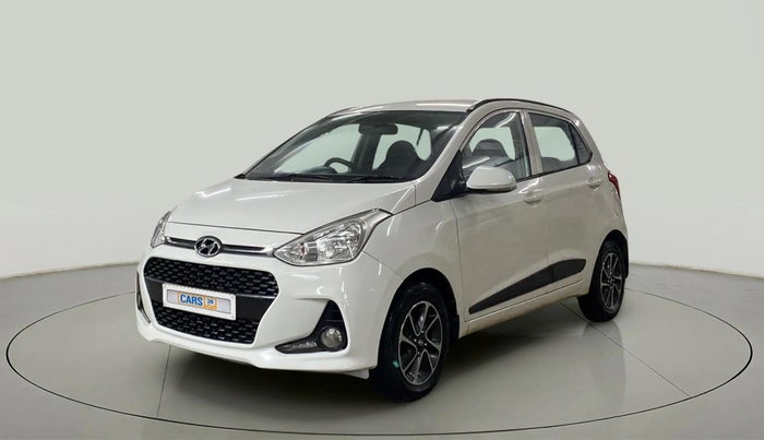 2017 Hyundai Grand i10 SPORTZ (O) AT 1.2 KAPPA VTVT, Petrol, Automatic, 75,405 km, Left Front Diagonal