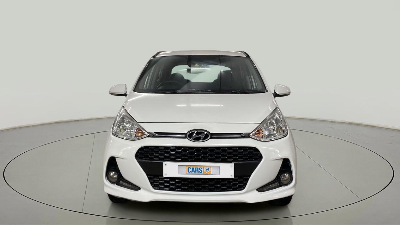 2017 Hyundai Grand i10 SPORTZ (O) AT 1.2 KAPPA VTVT, Petrol, Automatic, 75,628 km, Front