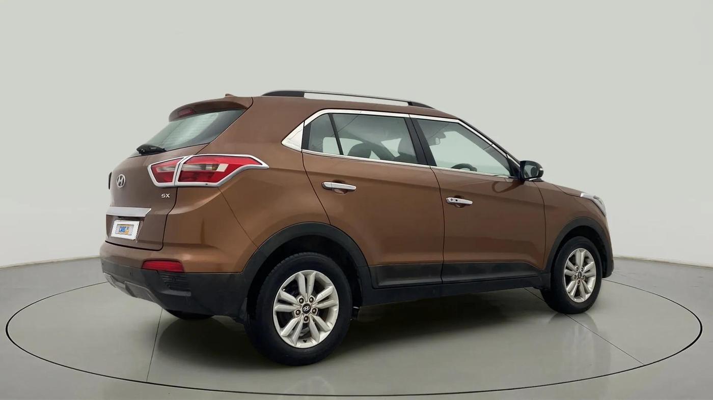 2017 Hyundai Creta SX PLUS 1.6 PETROL, Petrol, Manual, 54,360 km, Right Back Diagonal