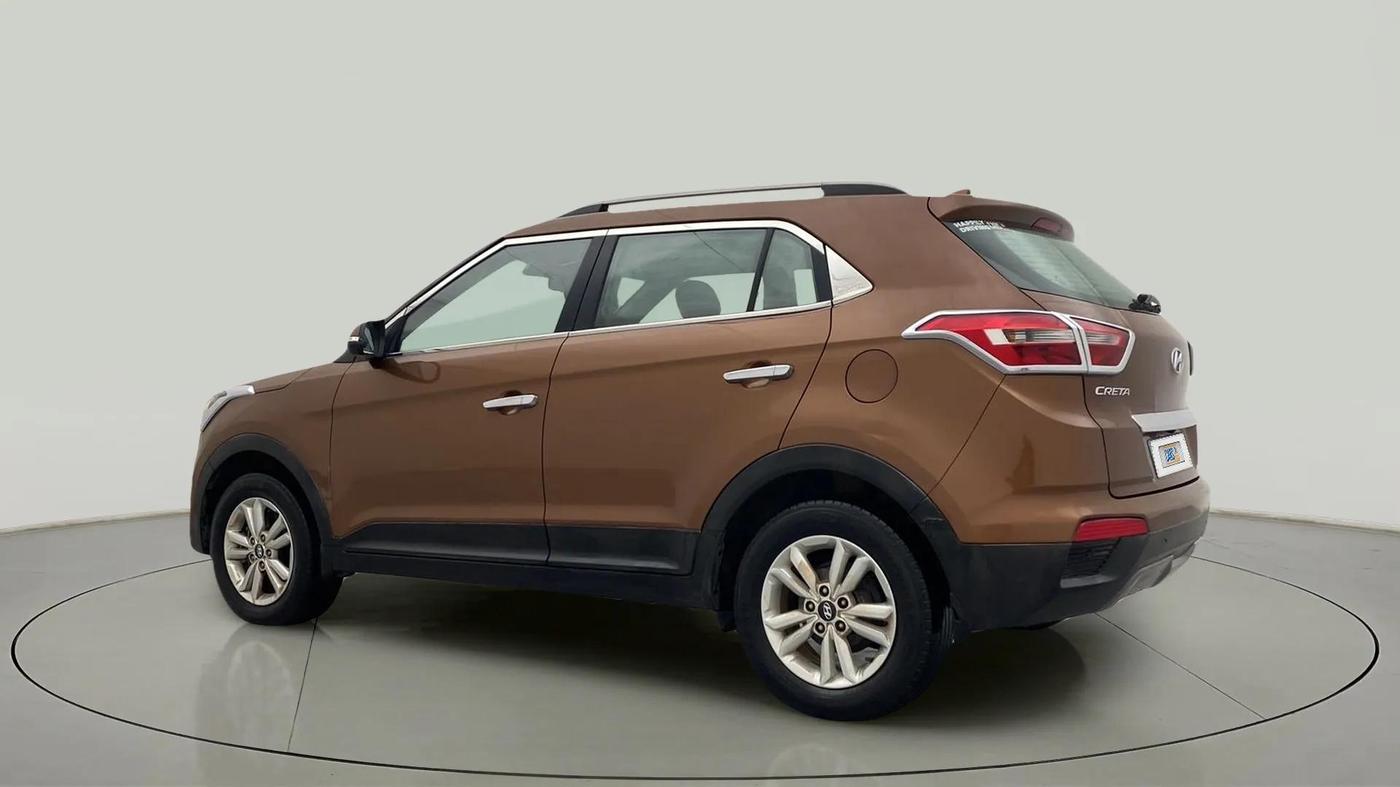2017 Hyundai Creta SX PLUS 1.6 PETROL, Petrol, Manual, 54,360 km, Left Back Diagonal