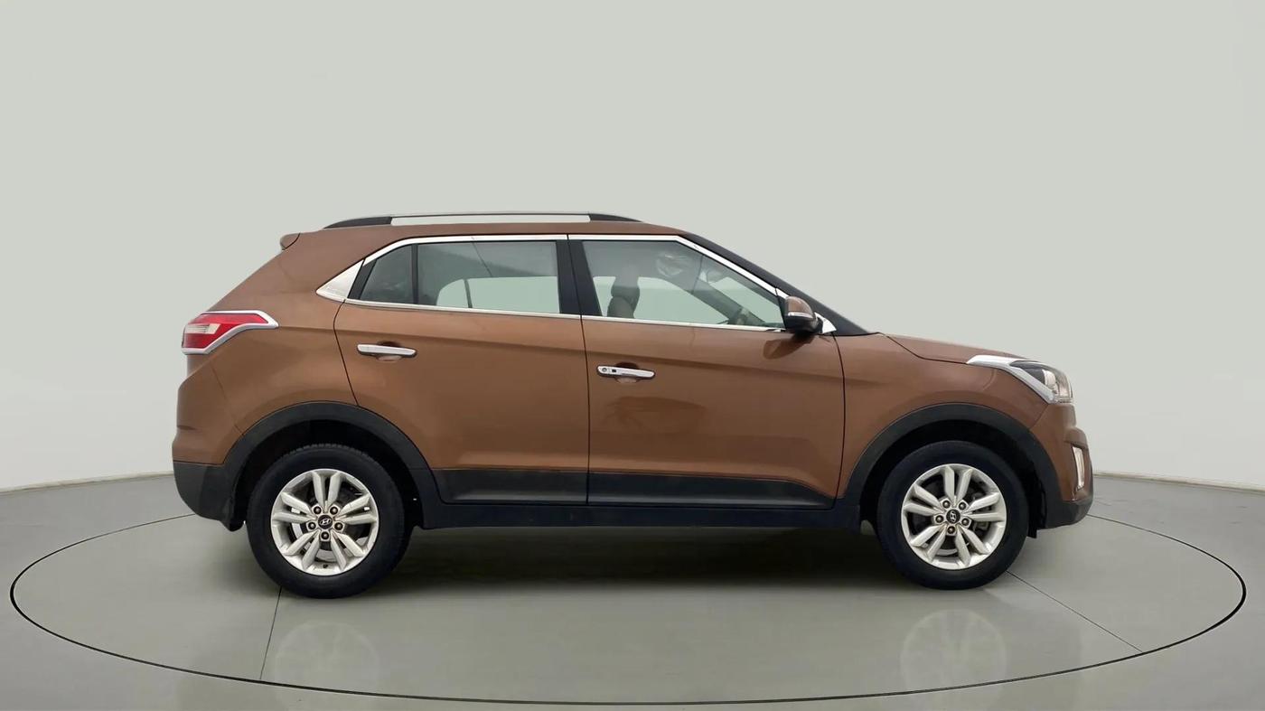 2017 Hyundai Creta SX PLUS 1.6 PETROL, Petrol, Manual, 54,360 km, Right Side View