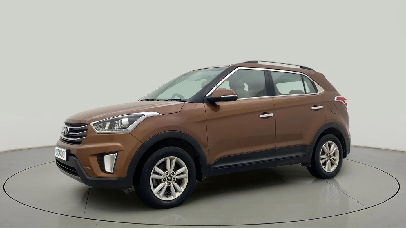 2017 Hyundai Creta SX PLUS 1.6 PETROL, Petrol, Manual, 54,360 km, Left Front Diagonal