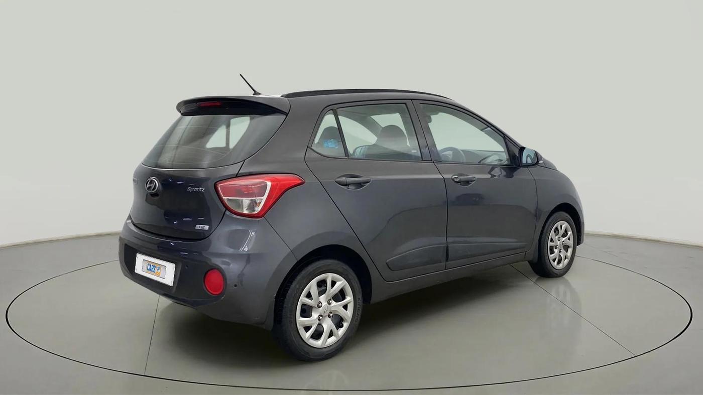 2019 Hyundai Grand i10 SPORTZ 1.2 KAPPA VTVT, Petrol, Manual, 51,759 km, Right Back Diagonal