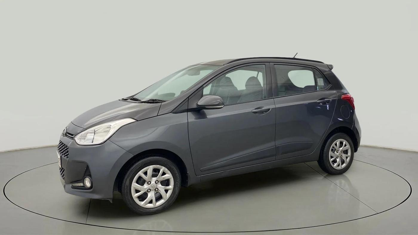 2019 Hyundai Grand i10 SPORTZ 1.2 KAPPA VTVT, Petrol, Manual, 51,759 km, Left Front Diagonal