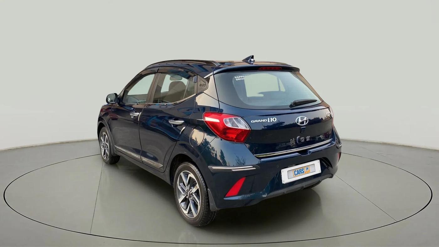 2020 Hyundai GRAND I10 NIOS ASTA AMT 1.2 KAPPA VTVT, Petrol, Automatic, 28,634 km, Left Back Diagonal