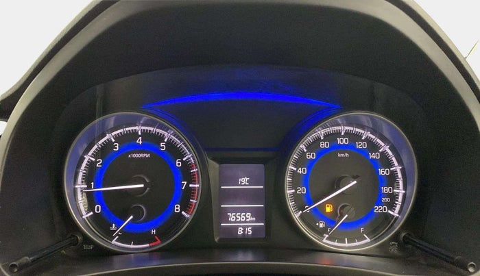 2017 Maruti Baleno DELTA PETROL 1.2, Petrol, Manual, 76,552 km, Odometer Image