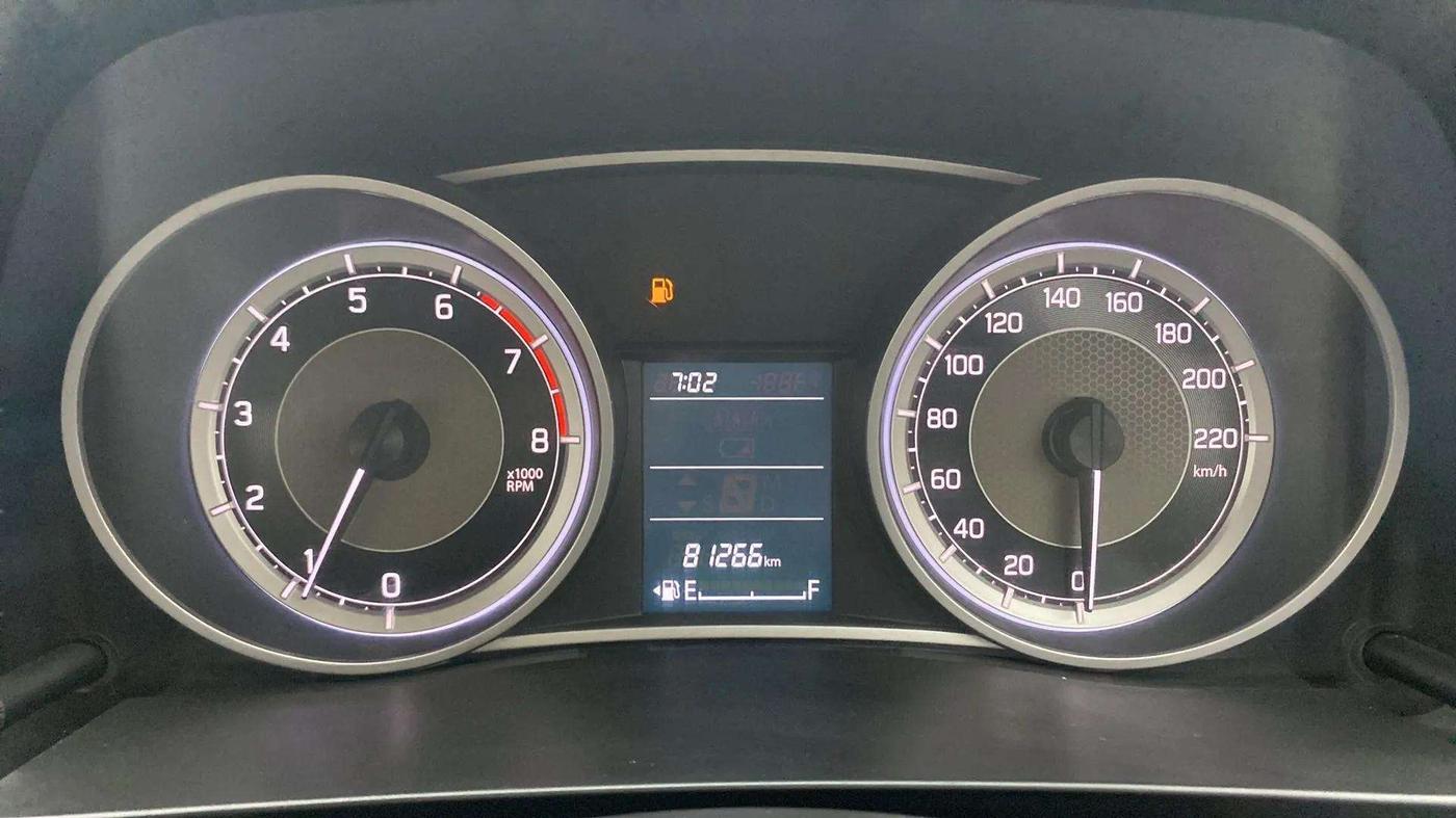 2017 Maruti Dzire VXI, Petrol, Manual, 81,246 km, Odometer Image
