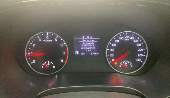 2021 KIA SELTOS HTK PLUS 1.5 IMT, Petrol, Manual, 27,590 km, Odometer Image