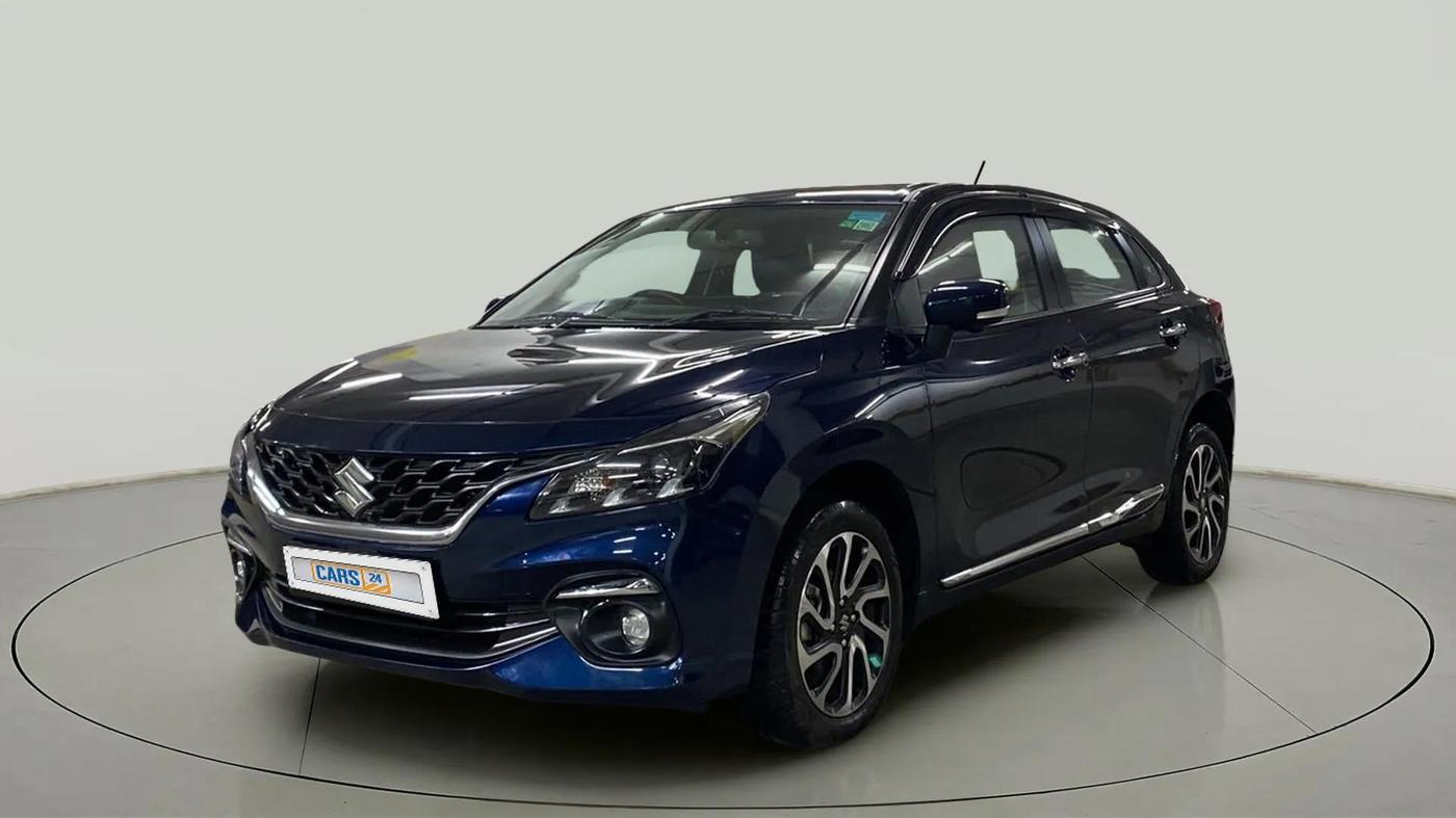 2023 Maruti Baleno ALPHA 1.2 AGS, Petrol, Automatic, 5,001 km, Left Front Diagonal