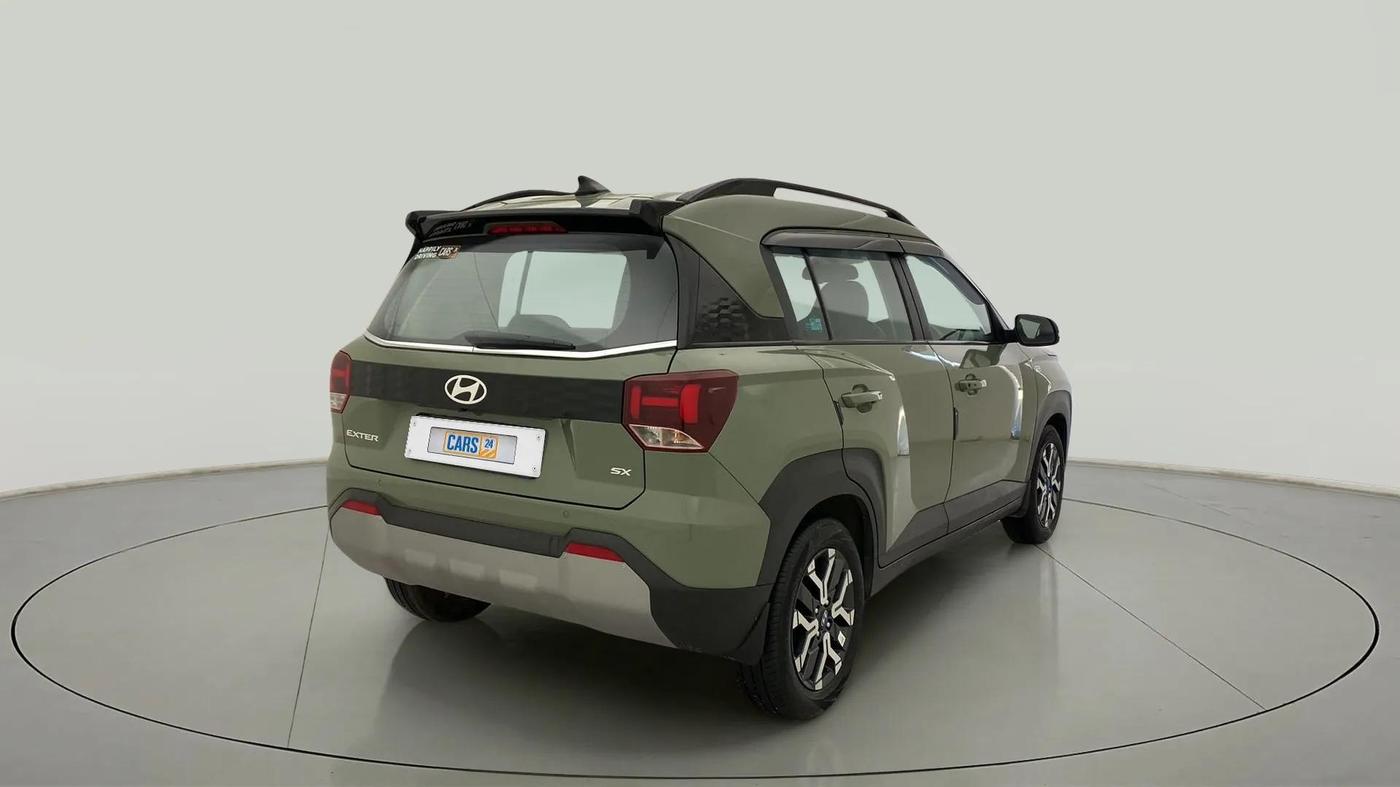 2023 Hyundai EXTER SX(O) CONNECT 1.2 AMT, Petrol, Automatic, 8,683 km, Right Back Diagonal