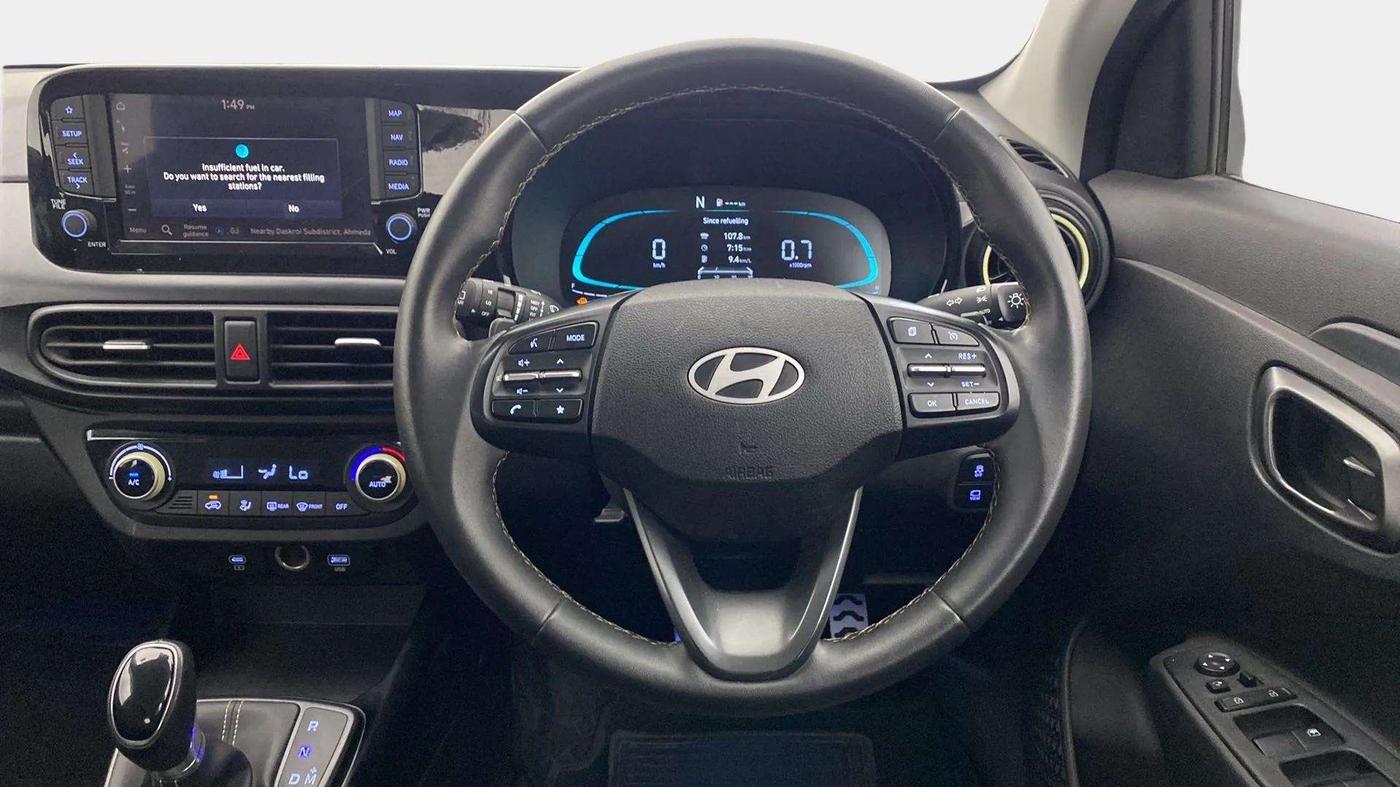 2023 Hyundai EXTER SX(O) CONNECT 1.2 AMT, Petrol, Automatic, 8,683 km, Steering Wheel Close Up