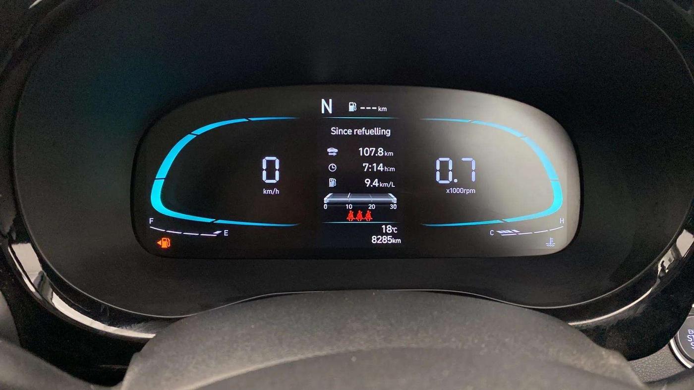 2023 Hyundai EXTER SX(O) CONNECT 1.2 AMT, Petrol, Automatic, 8,683 km, Odometer Image