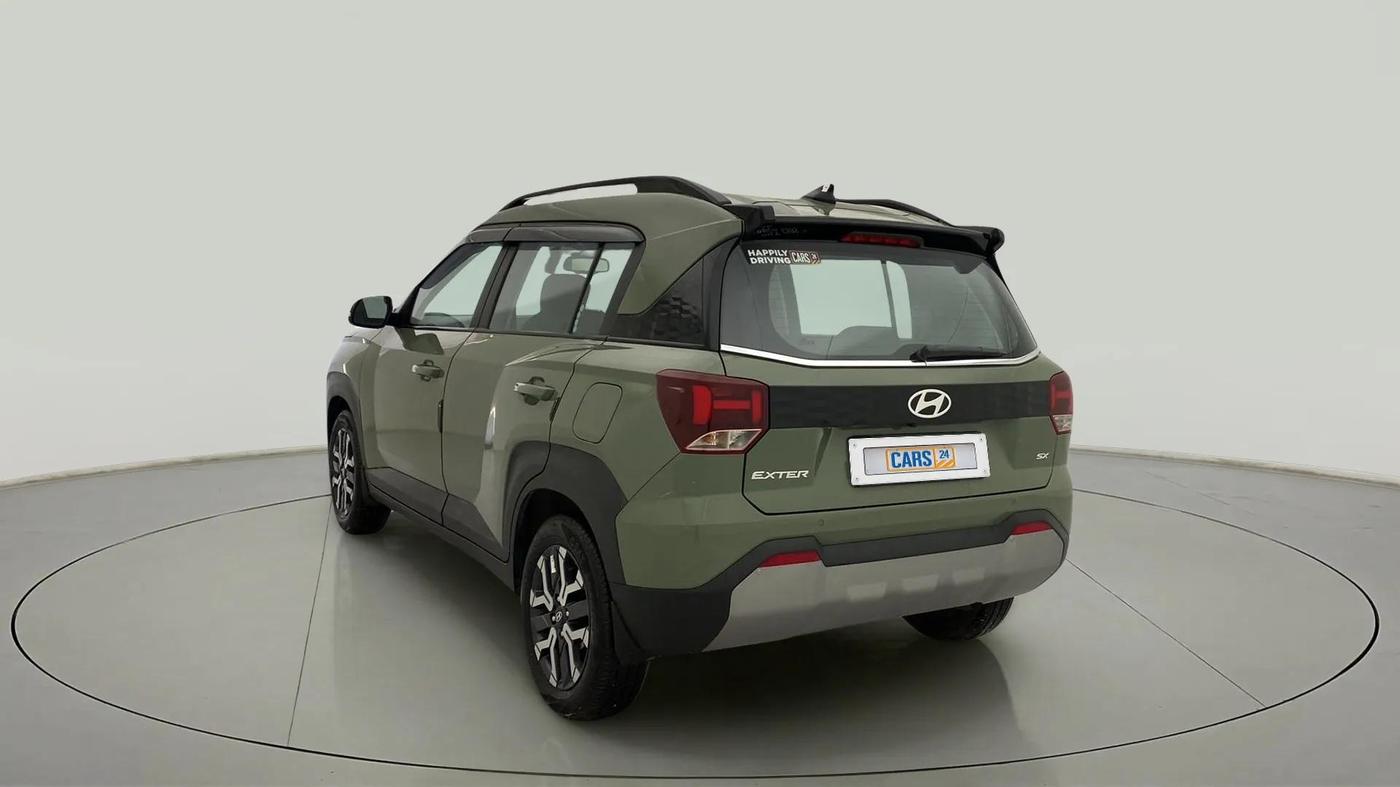 2023 Hyundai EXTER SX(O) CONNECT 1.2 AMT, Petrol, Automatic, 8,683 km, Left Back Diagonal