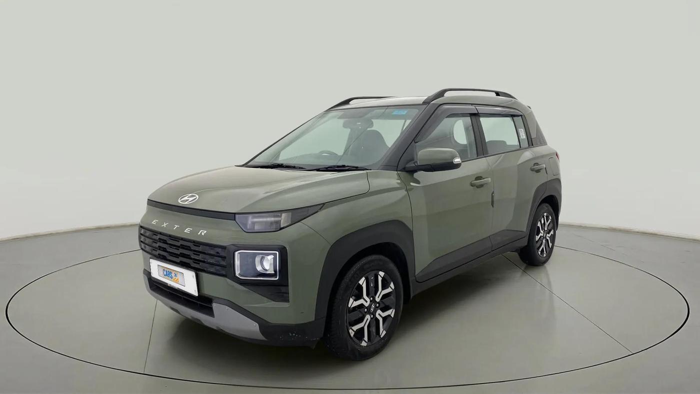 2023 Hyundai EXTER SX(O) CONNECT 1.2 AMT, Petrol, Automatic, 8,683 km, Left Front Diagonal