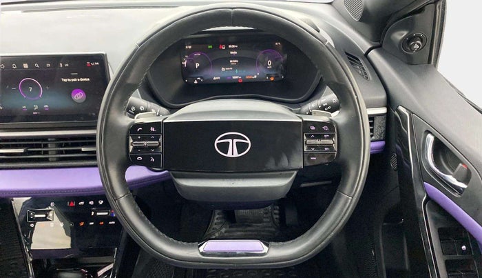 2023 Tata NEXON FEARLESS S PURPLE 1.2 REVOTRON 7 DCA DT, Petrol, Automatic, 18,306 km, Steering Wheel Close Up