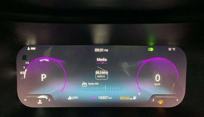 2023 Tata NEXON FEARLESS S PURPLE 1.2 REVOTRON 7 DCA DT, Petrol, Automatic, 18,306 km, Odometer Image