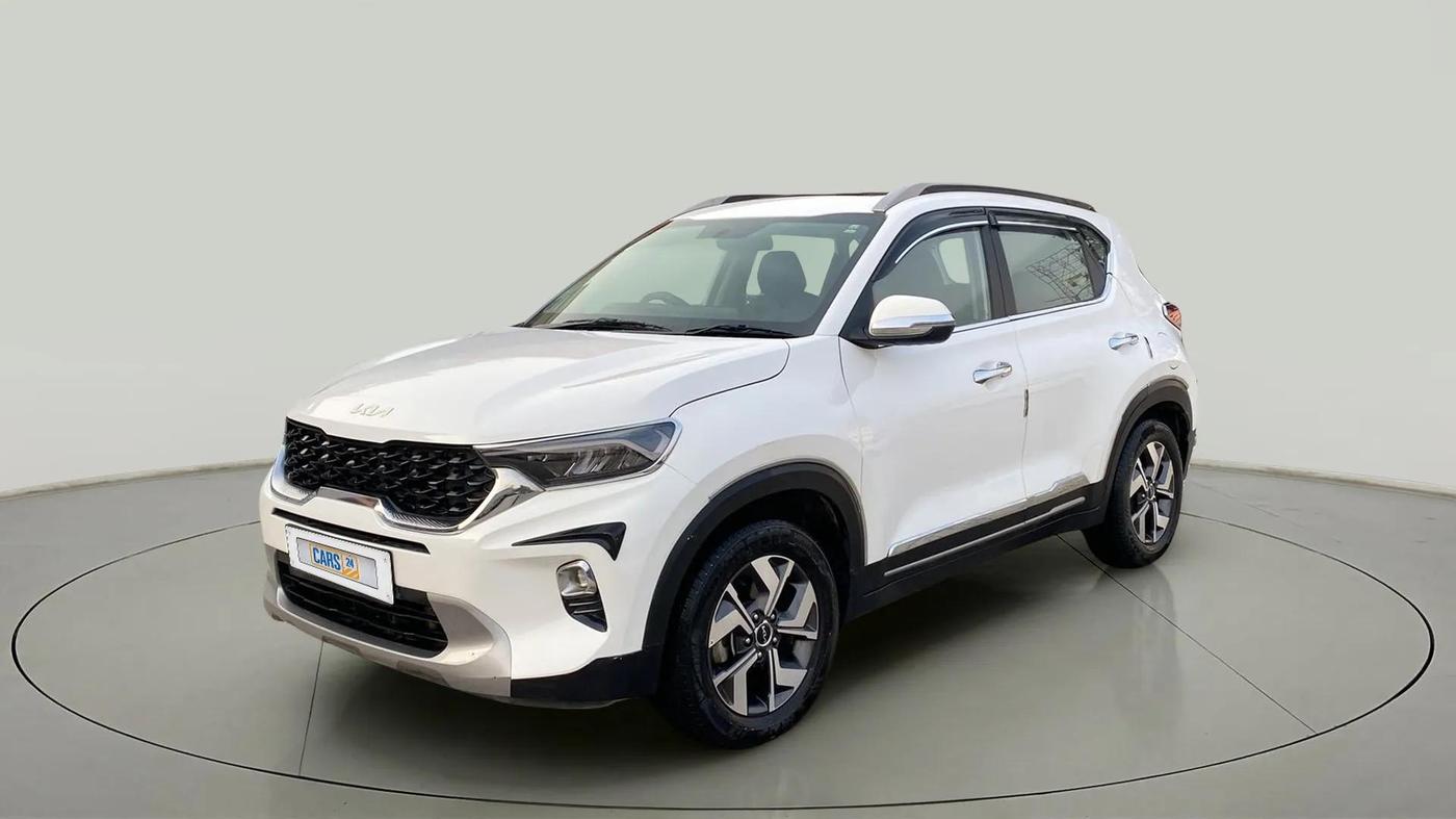 2022 KIA SONET HTX 1.5, Diesel, Manual, 29,443 km, Left Front Diagonal